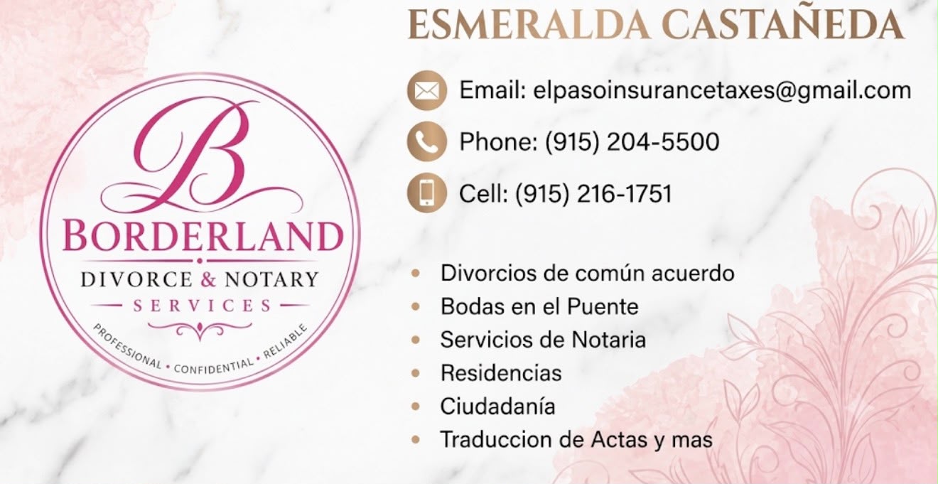 Esmeralda Castañeda — Borderland Divorce & Notary Services